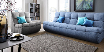 Синий диван в интерьере-15, Диван Итальянец
